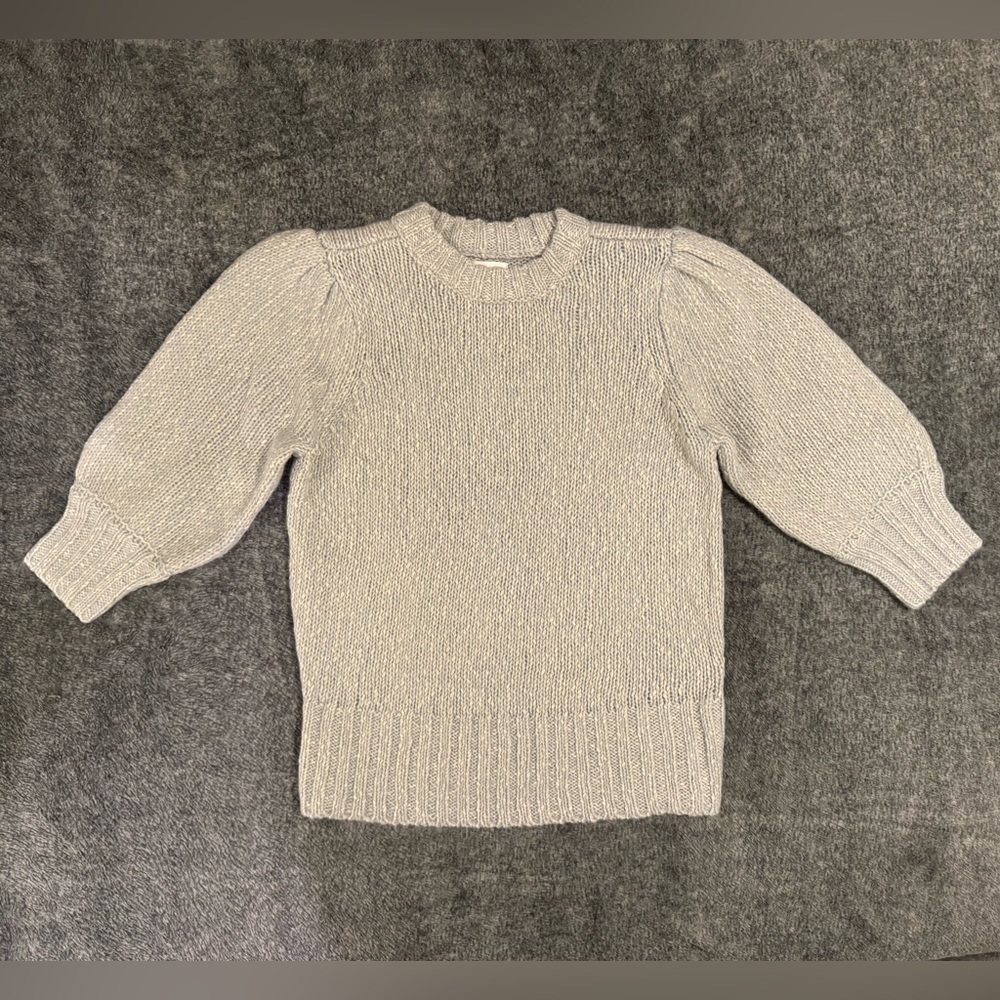 POPSUGAR Light Blue-Gray Knitted Sweater